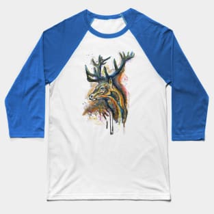 Elk Head Baseball T-Shirt